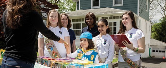 Where Cookie Money Goes Girl Scouts selling cookies