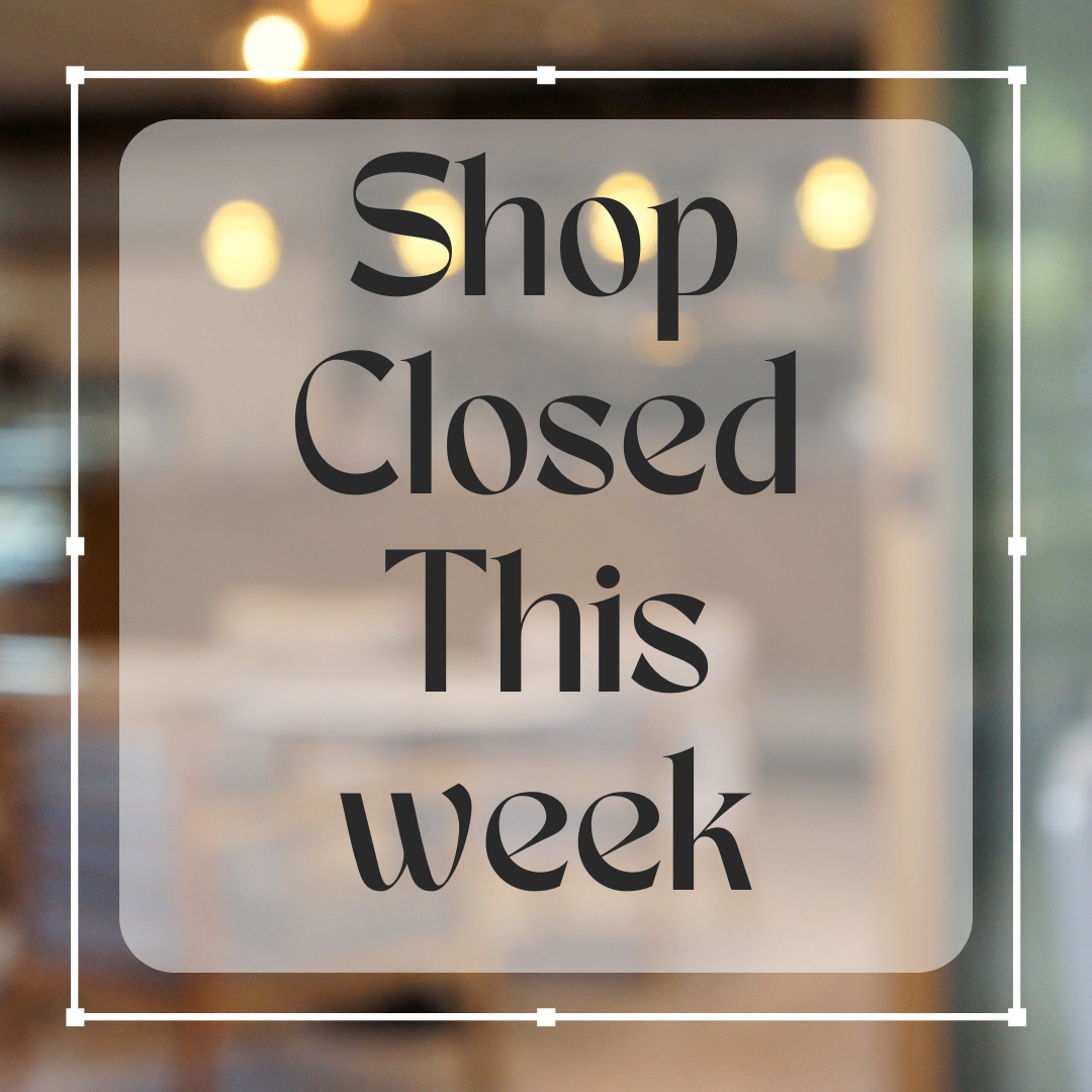 Shop Closed For Inventory