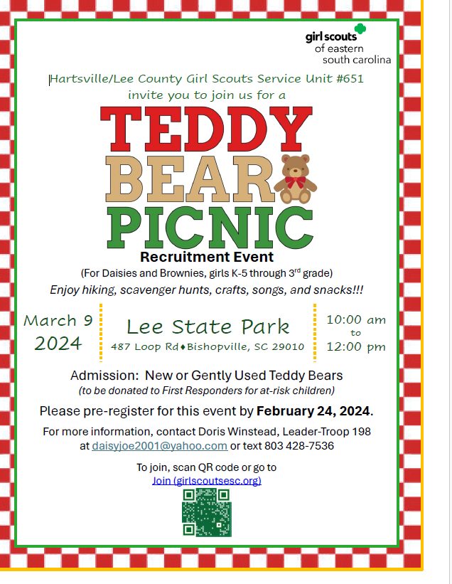Teddy Bear Picnic Flyer 