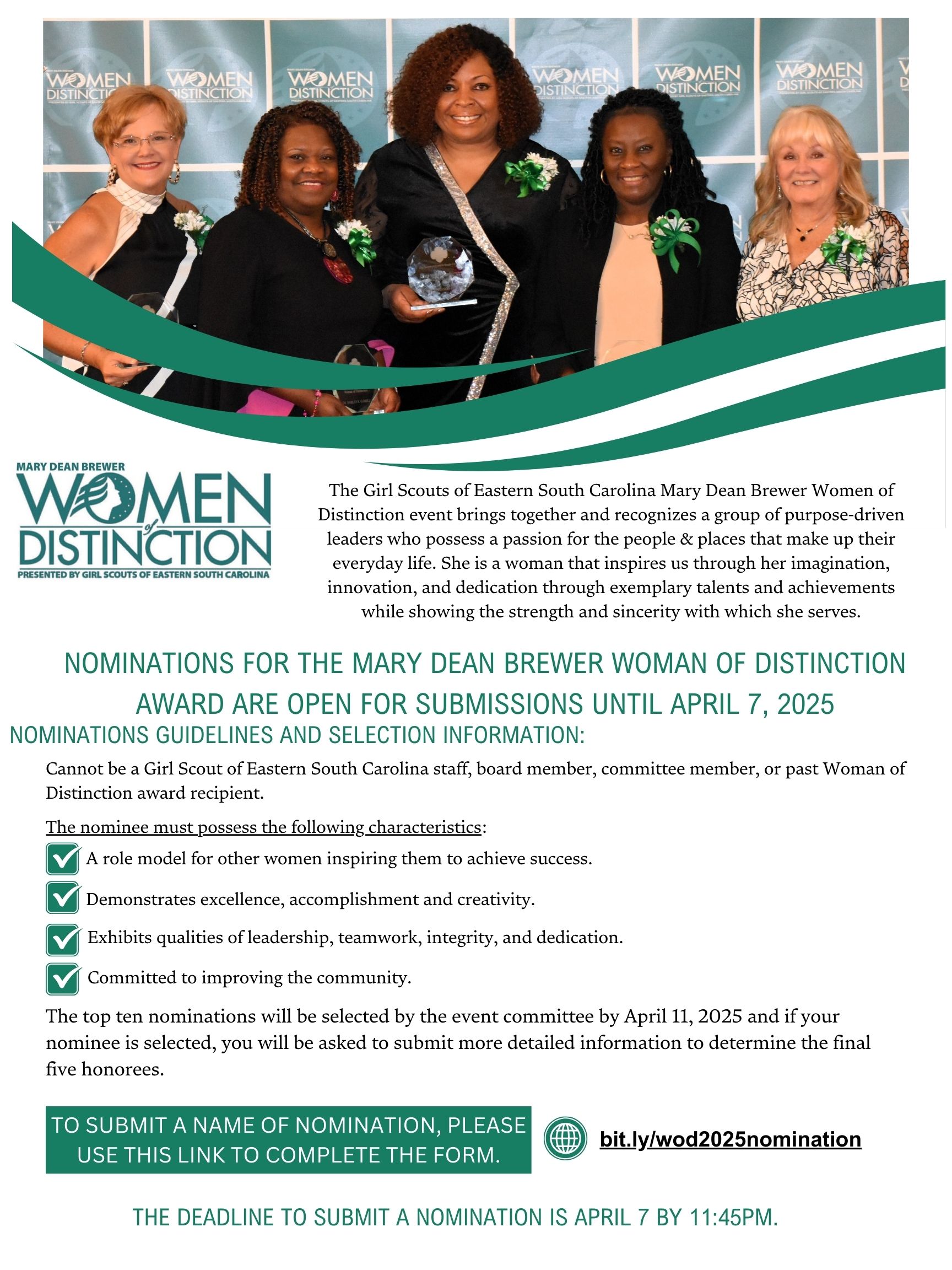 Mary Dean Brewer Woman of Distinction 2024